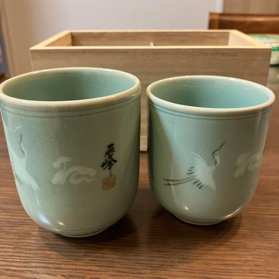 青磁　茶碗茶托 乙なもの】鍋島青磁 茶托｜鍋島虎仙窯